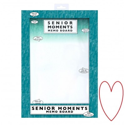 Senior moments memo board whiteboard notepad memory retirement gift 5022782988463  152917235868